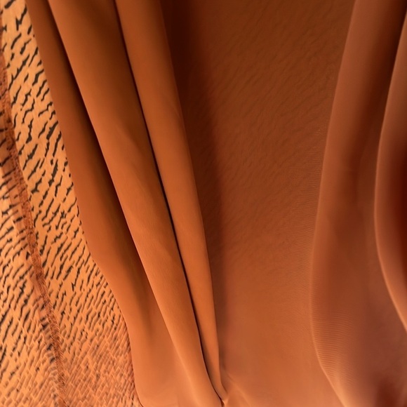 Banana Republic Size 2 Satin Semi Circle Midi Skirt Abstract Animal Print - Picture 6 of 9